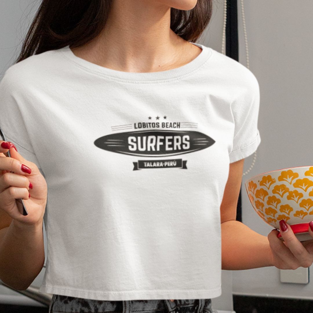 Crop top oficial de Vive Talara